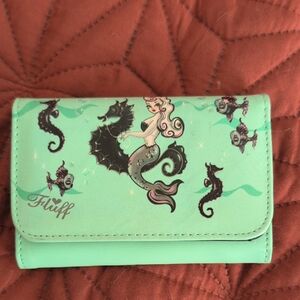 Fluff Mint Green Mermaid Wallet